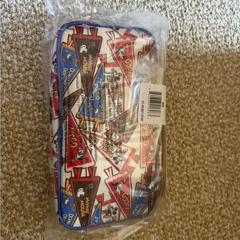 Stoney Clover Disney Character Zip Pouch - Red, Blue, White
